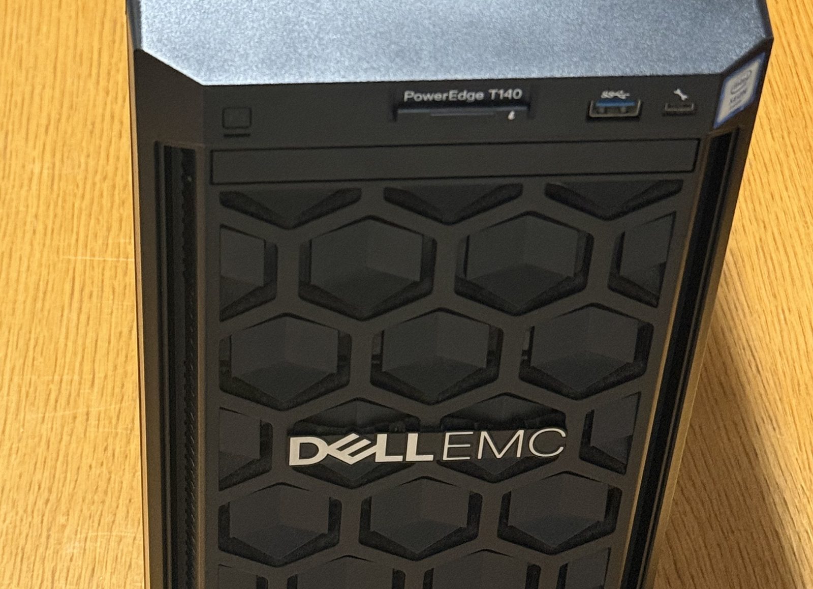 Dell PowerEdge tower server collected for a data copy