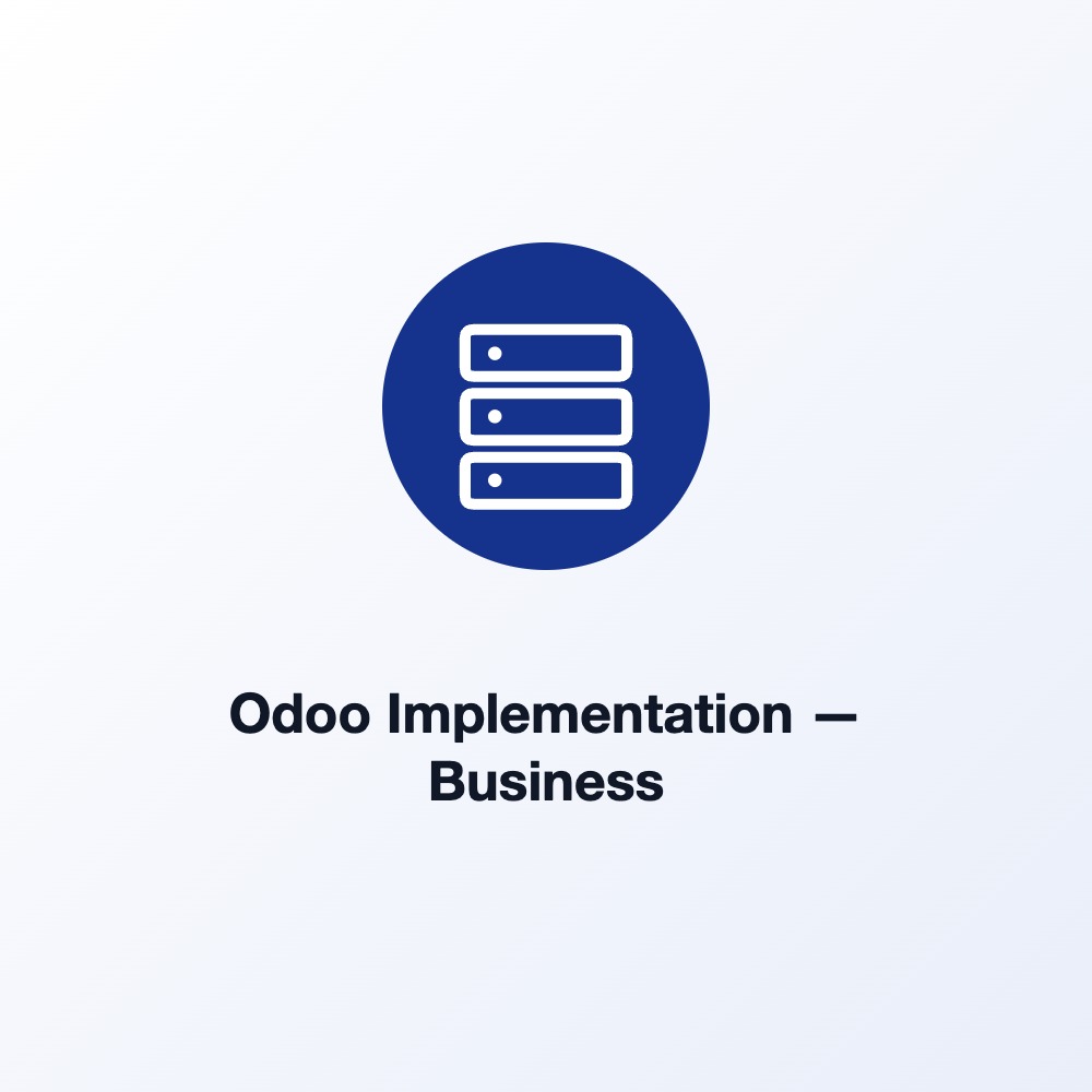 Odoo diegimas — Business