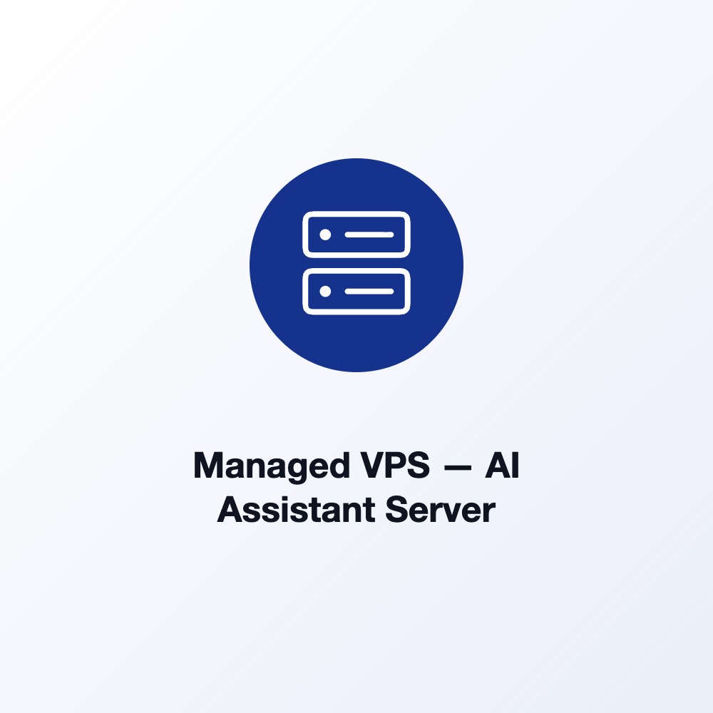 Valdomas VPS — DI asistento serveris